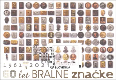 60 LET BRALNE ZNAČKE 1961 - 2021